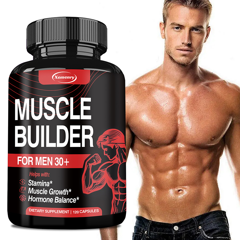 Ashwagandha Extract Root - Muscle Builder per uomo 30+ -