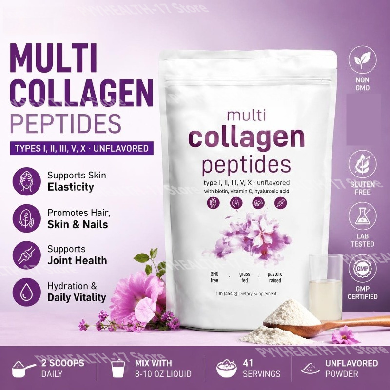 Collagen Peptide Powder - Polvere di Peptidi Multi Collagene Tipi