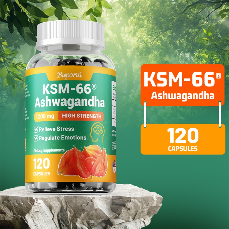 Ashwagandha Extract Root - KSM-66 Ashwagandha Capsule vegetariane da 1200