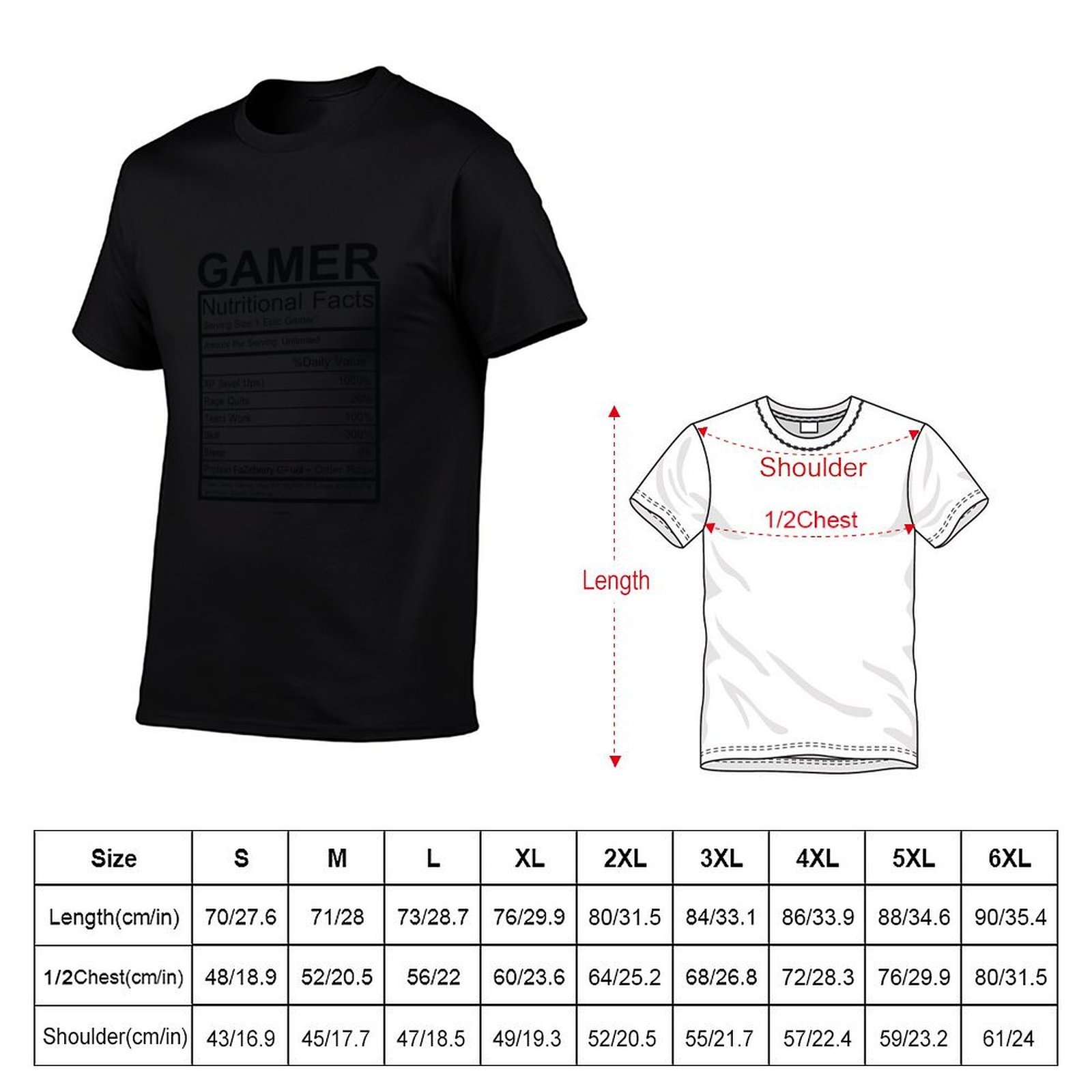 T-shirt con grafico delle info - Nutrition In Fitness recensione e prezzo