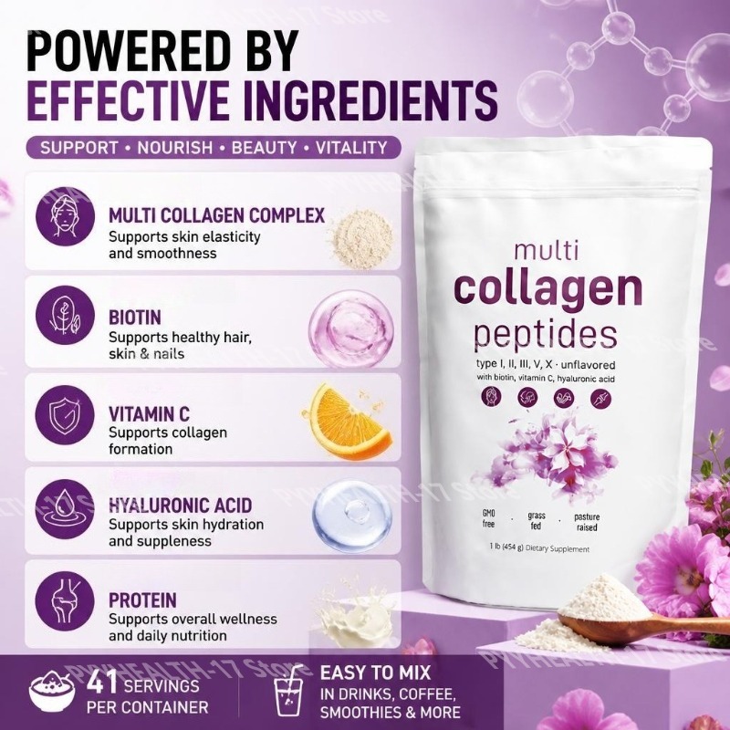 Polvere di Peptidi Multi Colla - Collagen Peptide Powder recensione e prezzo