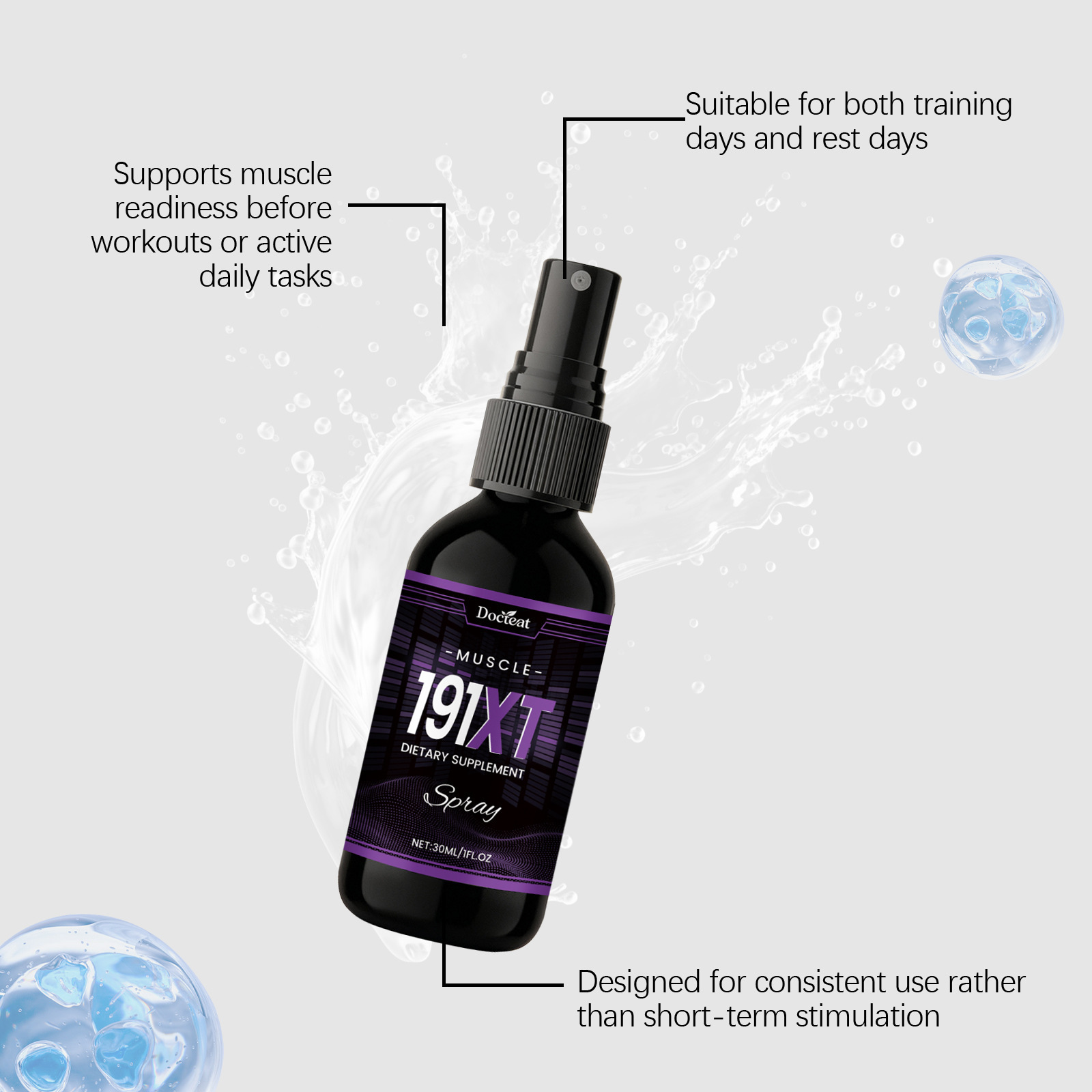 Spray per la Crescita Muscolar - Fitness Nutrition Energy recensione e prezzo